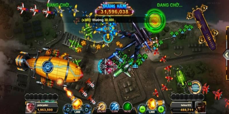 nâng cấp vũ khí bắn cá