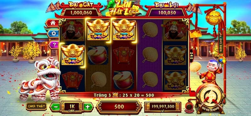 Nổ hũ Lân Hái Lộc Dream86: Hái lộc tiền tỷ có thật 3 game Lân Hái Lộc Dream 86
